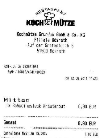 menh Hffner Kochmtze Restaurant